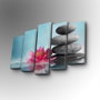 Wallity Cuadro Decorativo en Lienzo 5 Piezas 5PUC-142 Multicolor